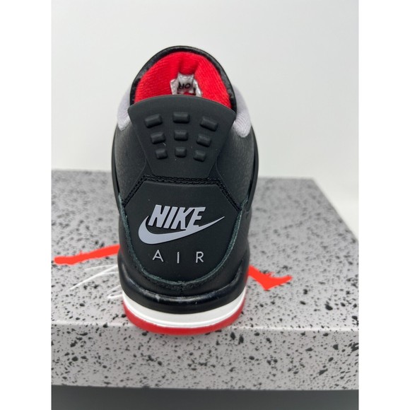 Air Jordan 4 Retro Bred Reimagined (GS) Youth Shoes FQ8213-006 Size 7Y - Picture 6 of 9